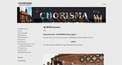 Desktop Screenshot of chorisma-neuruppin.de